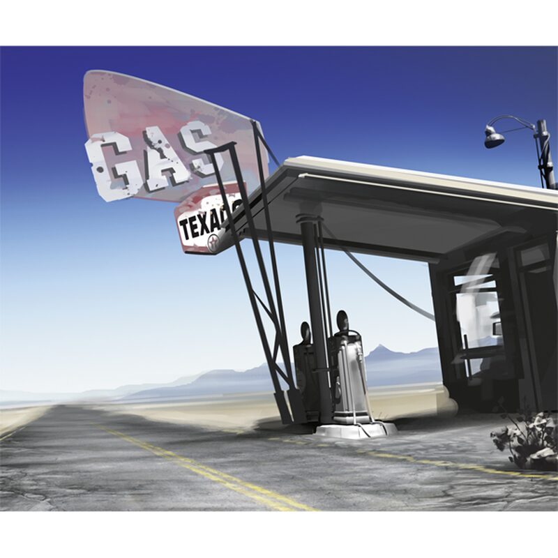 Papier peint panoramique XL LOST HIGHWAY 300 x 250 cm