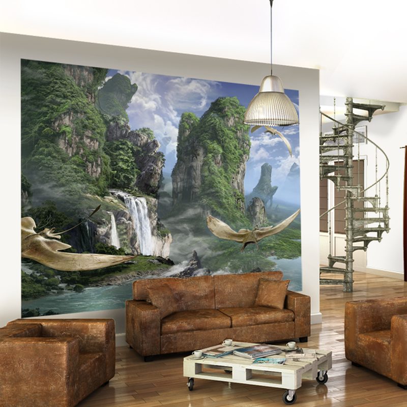 Papier peint panoramique XL SKYRAYS 300 x 250 cm