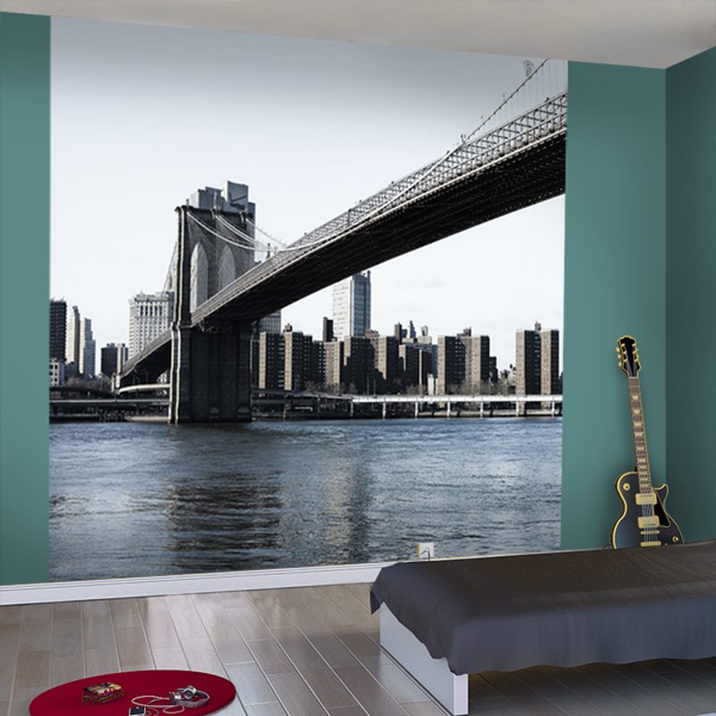 Papier peint panoramique XL PONT DE BROOKLYN 250 x 250 cm