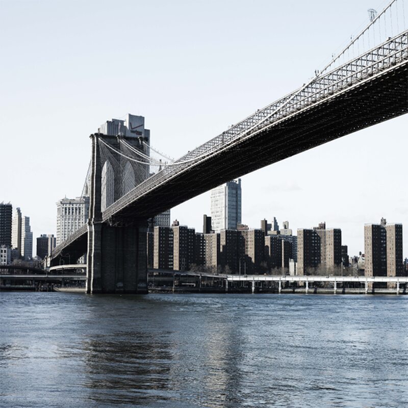 Papier peint panoramique XL PONT DE BROOKLYN 250 x 250 cm