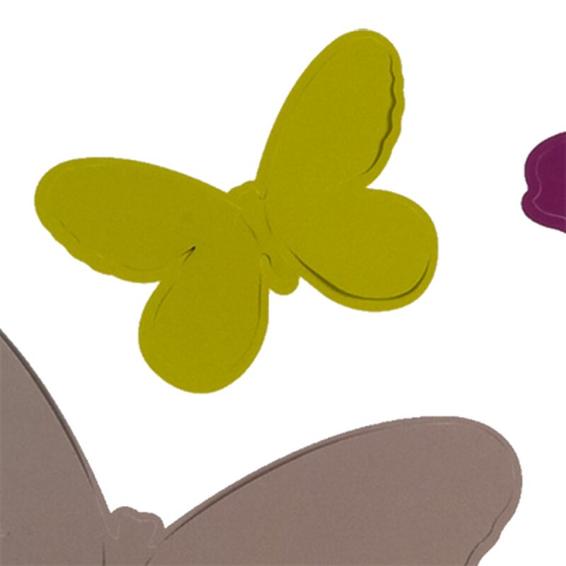 Sticker 3D PAPILLONS 3D coloris taupe