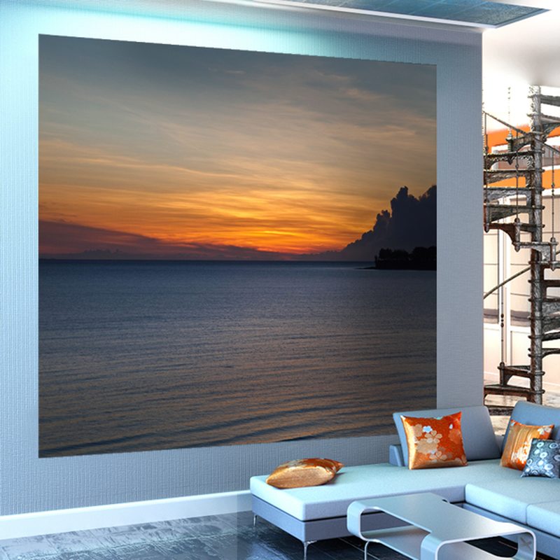 Papier peint panoramique XL CREPUSCULE NAUTIQUE 250 x 250 cm