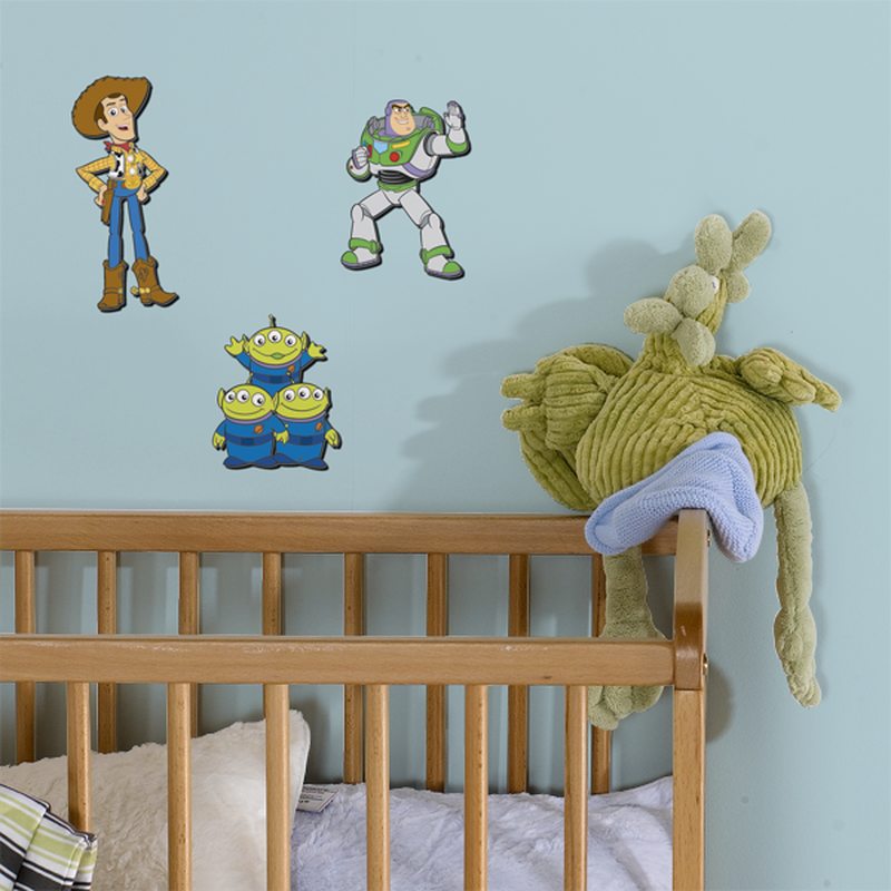 Sticker en relief TOY STORY 3 coloris multicolore