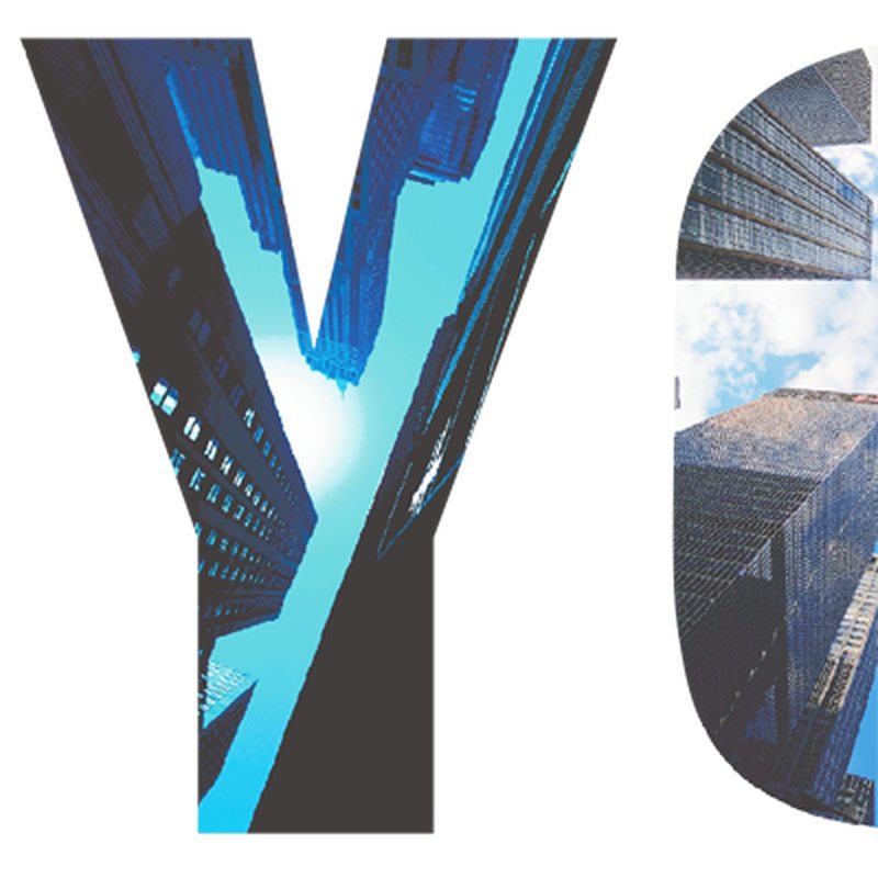 Sticker NEW YORK coloris gris acier