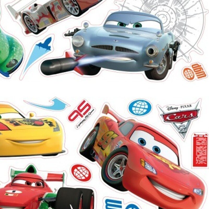 Sticker CARS 2 coloris multicolore