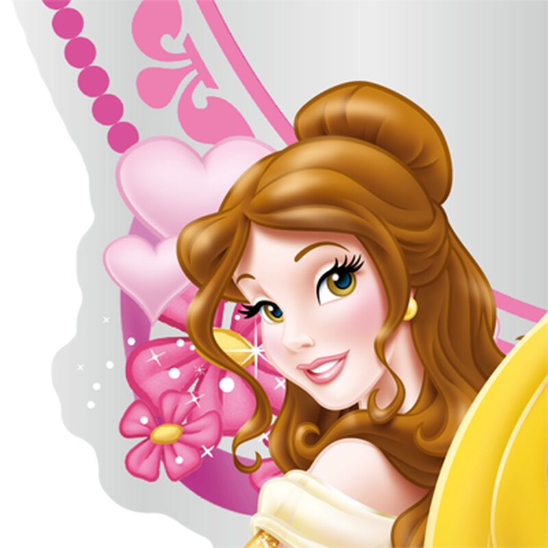 Sticker miroir PRINCESS coloris rose guimauve