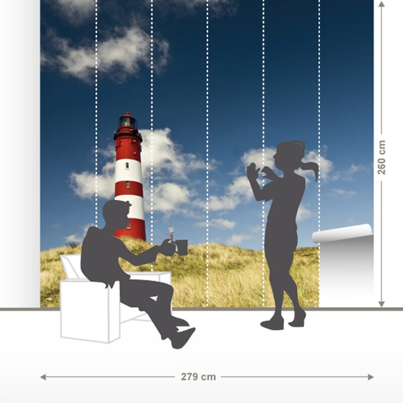 Papier peint panoramique XL PHARE 279 x 260 cm
