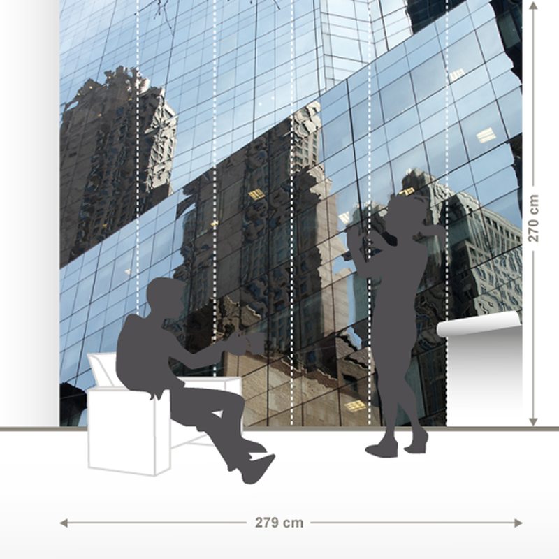 Papier peint panoramique XL REFLECTIONS 279 x 270 cm