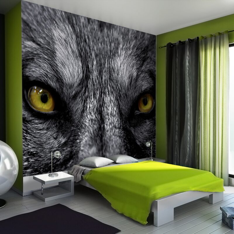 Papier peint panoramique XL WOLF 300 x 250 cm