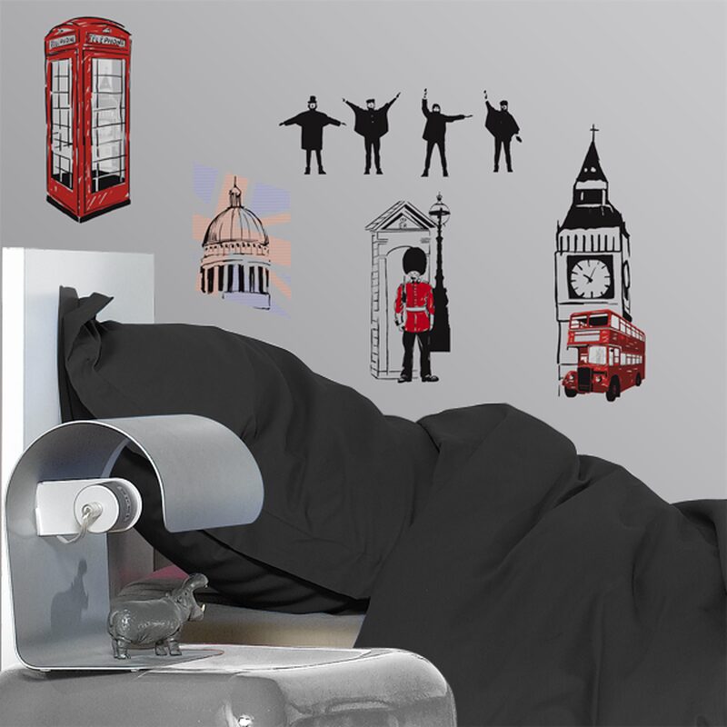 Sticker SO BRITISH ! coloris noir