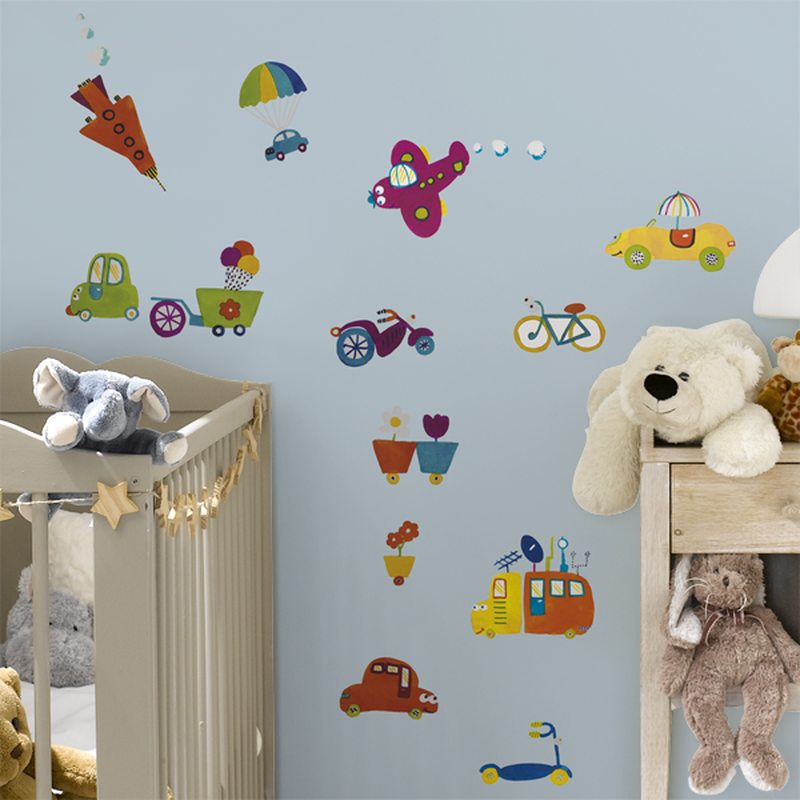 Sticker FUNNY MECHANICS coloris multicolore