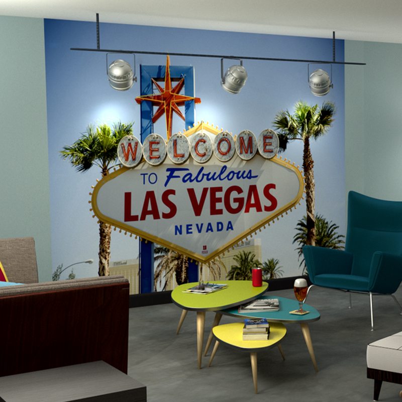 Papier peint panoramique XL WELCOME TO LAS VEGAS 300 x 250 cm