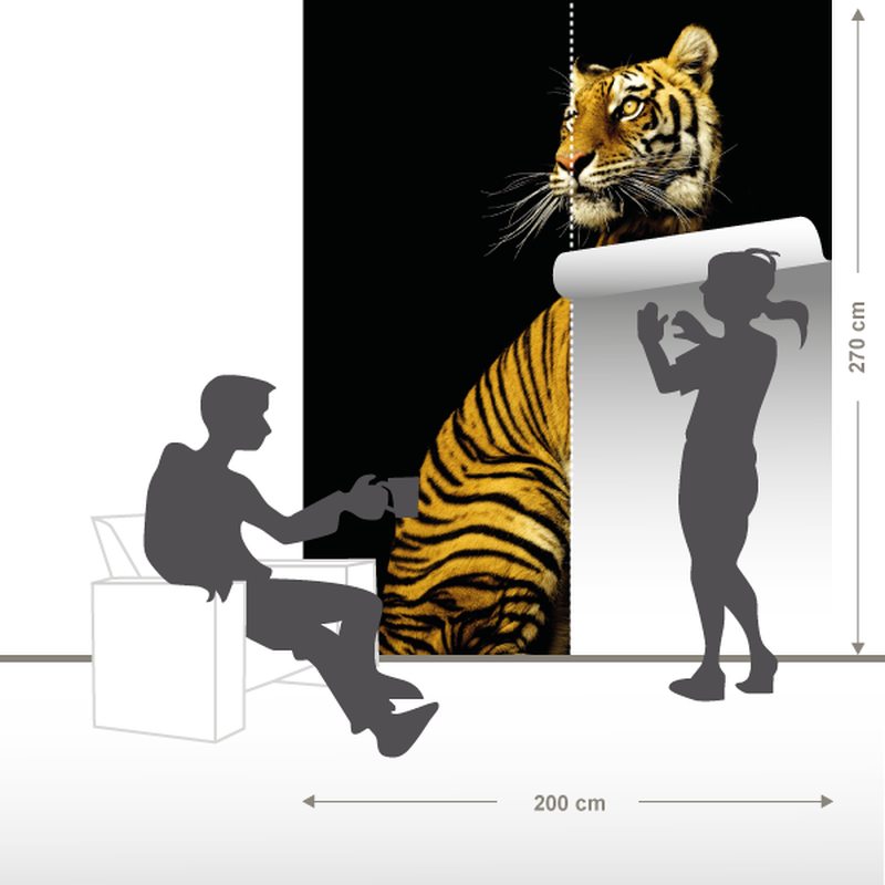Papier peint panoramique L TIGER 200 x 270 cm