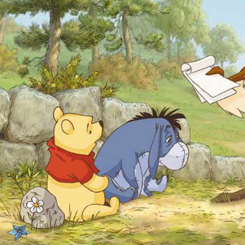Poster extra large WINNIE À L'ÉCOLE 202 x 73 cm