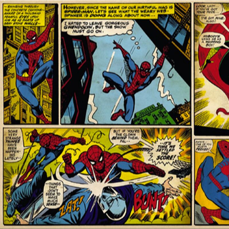 Poster extra large SPIDERMAN FORMAT BD 202 x 73 cm
