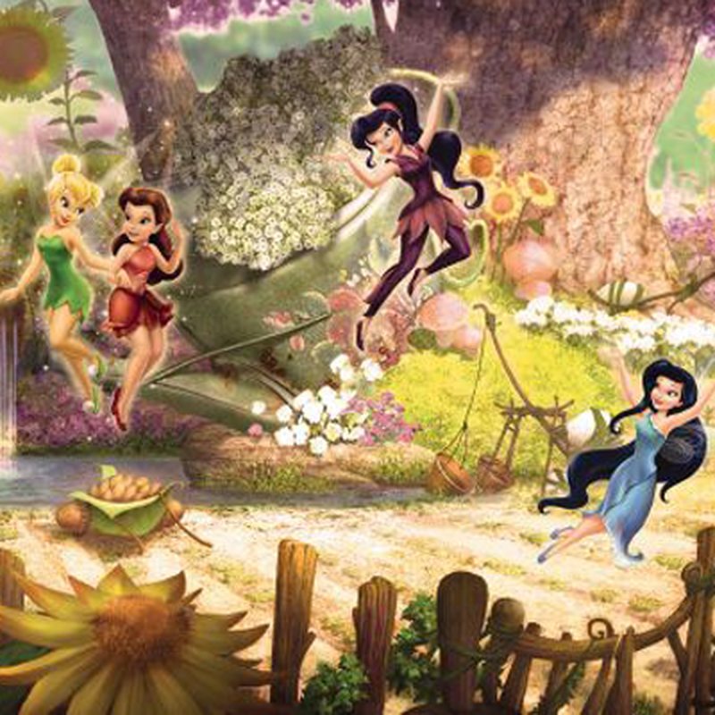 Poster extra large FÉE CLOCHETTE ET SES AMIES 202 x 73 cm