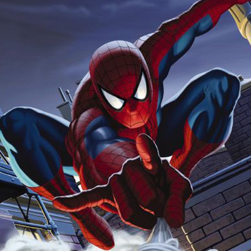 Poster extra large SPIDERMAN SUR LES TOITS 127 x 184 cm