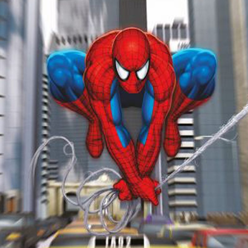 Poster extra large SPIDERMAN AU-DESSUS DES RUES 184 x 127 cm - 4MURS