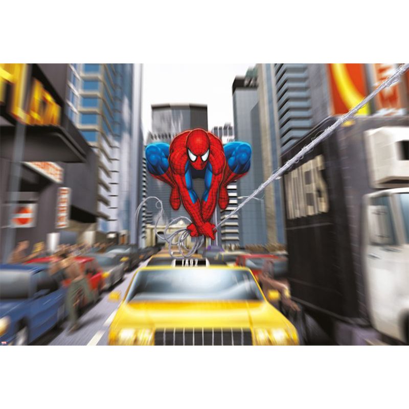 Poster extra large SPIDERMAN AU-DESSUS DES RUES 184 x 127 cm