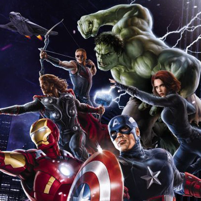 Poster extra large LES AVENGERS 254 x 184 cm