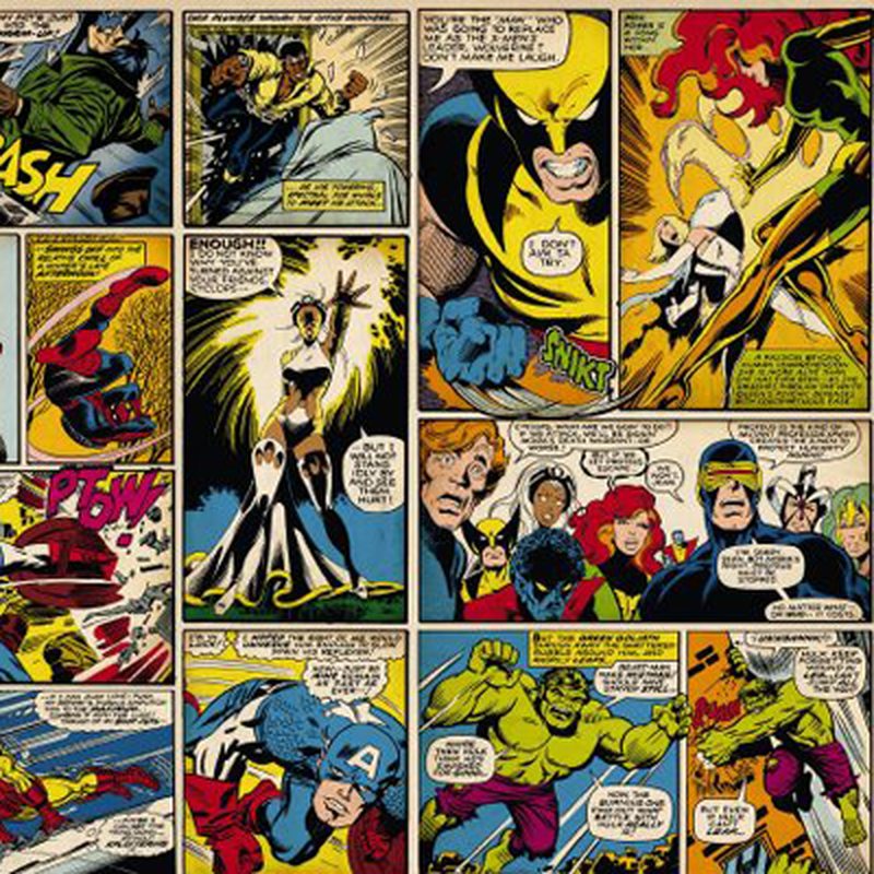 Poster extra large HEROS MARVEL FORMAT BD 368 x 254 cm