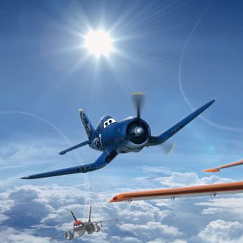 Poster extra large PLANES DANS LES NUAGES 368 x 254 cm