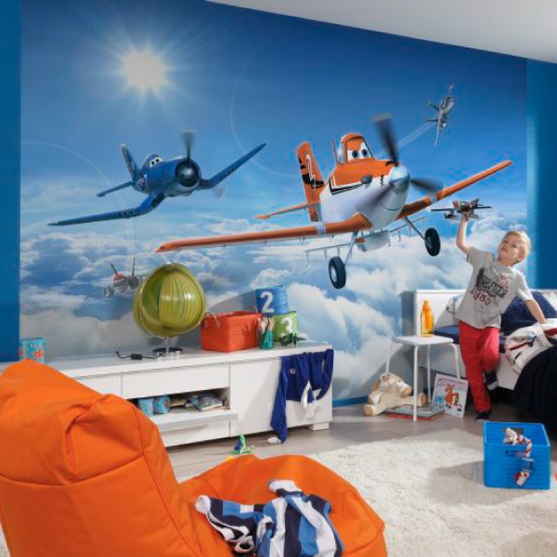 Poster extra large PLANES DANS LES NUAGES 368 x 254 cm