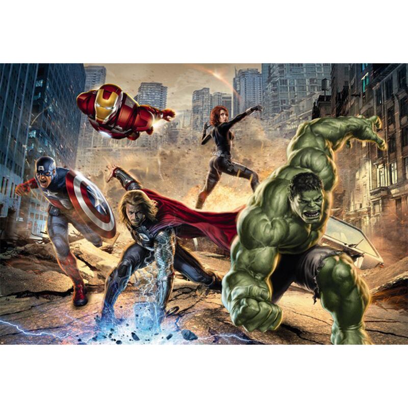 Poster extra large LES AVENGERS COMBAT DE RUE 368 x 254 cm