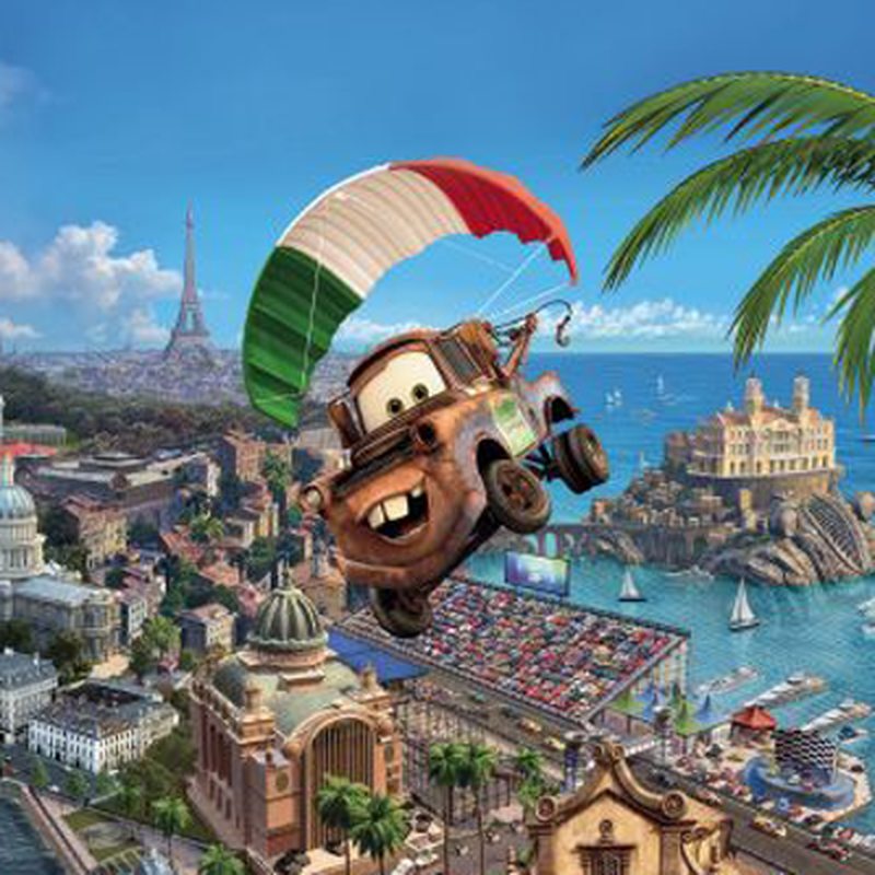 Poster extra large LE MONDE DE CARS 368 x 254 cm