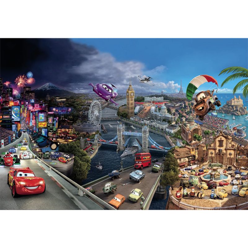 Poster extra large LE MONDE DE CARS 368 x 254 cm