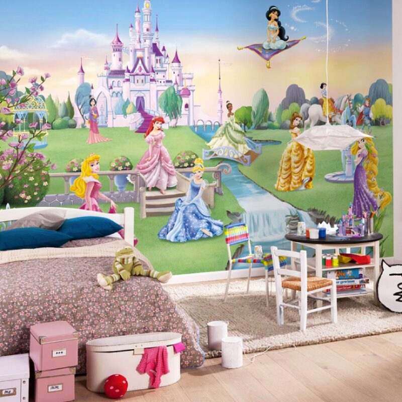 Poster extra large LE CHATEAU DE PRINCESSE DISNEY 368 x 254 cm