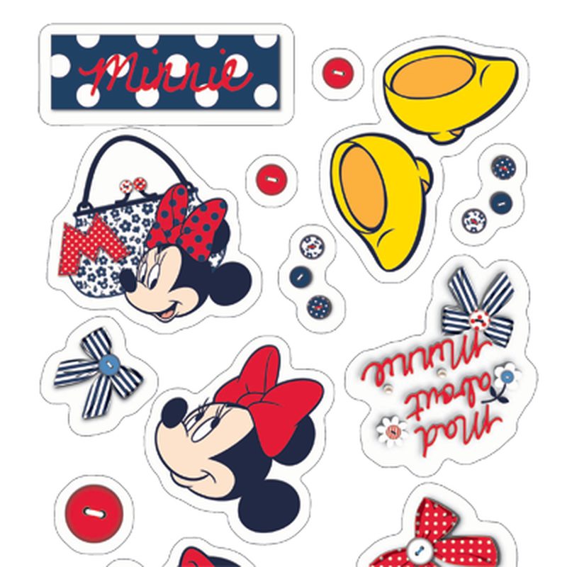 Sticker MINNIE coloris rouge minnie
