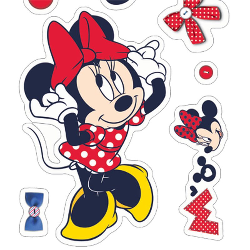 Sticker MINNIE coloris rouge minnie