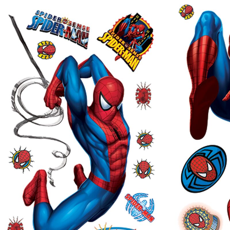 Sticker SPIDERMAN coloris rouge vif