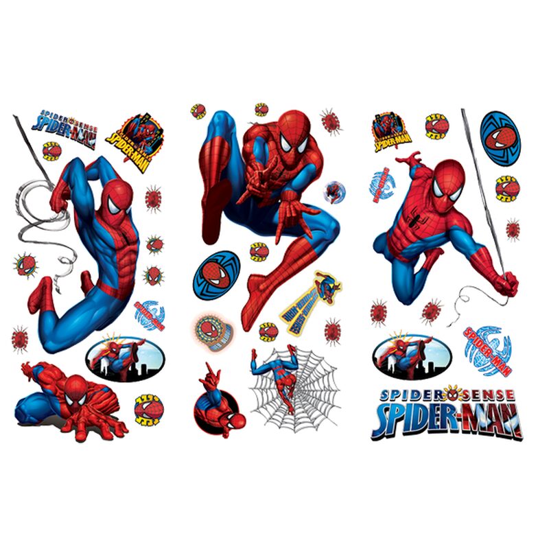 Sticker SPIDERMAN coloris rouge vif