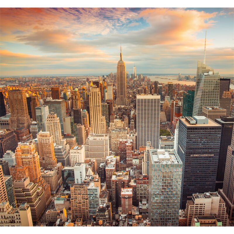 Poster extra large ROOFTOP VIEW NYC 280 x 300 cm