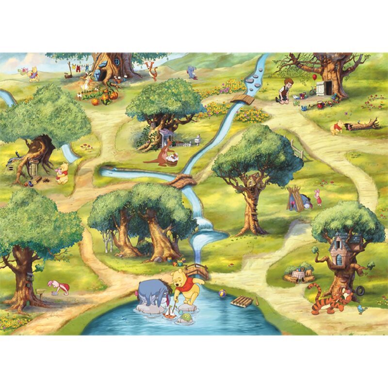 Poster extra large WINNIE DANS LA FORET 254 x 184 cm