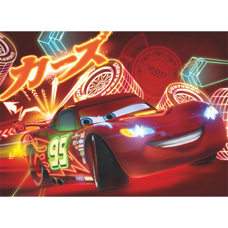 Poster extra large CARS NEON 254 x 184 cm