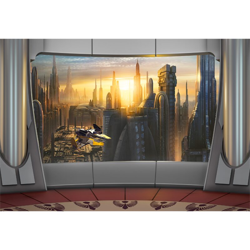 Poster extra large STAR WARS CORUSCANT VIEW 368 x 254 cm