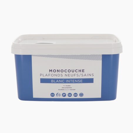 4MURS Peinture MONOCOUCHE PLAFONDS INTENSE blanc Mat 2,5 L