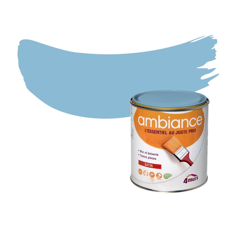 Peinture Finition AMBIANCE Acrylique caraïbes Satiné 0,5 L