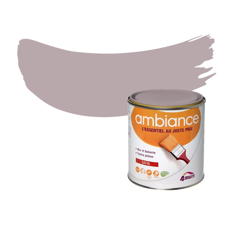 Peinture Finition AMBIANCE Acrylique passion Satiné 0,5 L