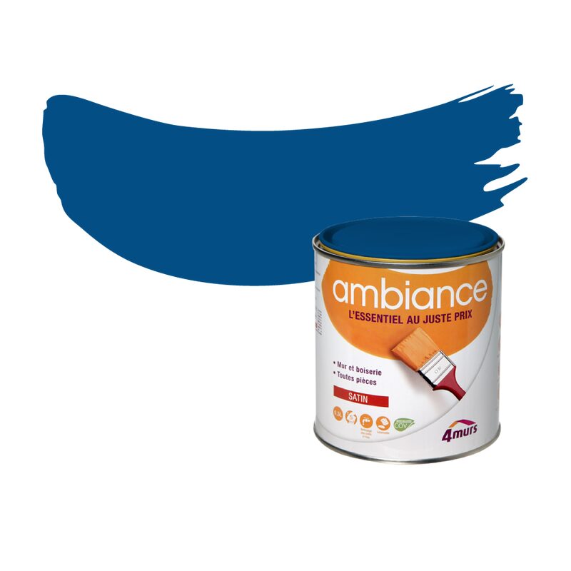 Peinture Finition AMBIANCE Acrylique jeans Satiné 0,5 L