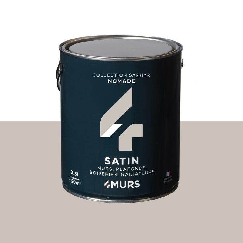 Peinture Multi-supports SAPHYR Alkyde nomade Satiné 2,5 L