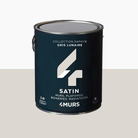 Peinture Multi-supports SAPHYR Alkyde gris lunaire Satiné