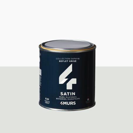 Saphyr Peinture Finition Peinture reflet grisé Satiné 0,5 L