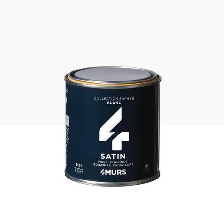 Saphyr Peinture Finition Peinture blanc Satiné 0,5 L