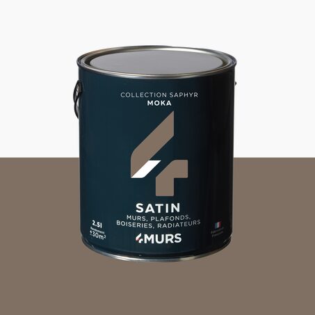 Peinture Multi-supports SAPHYR Alkyde moka Satiné