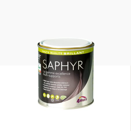 Saphyr Peinture Finition Peinture blanc Brillant 0,5 L