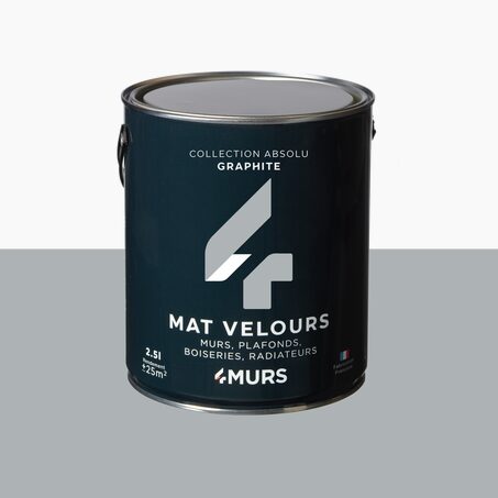 Peinture Multi-supports ABSOLU graphite Mat 2,5 L